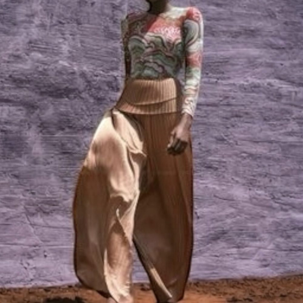 Andrea Iyamah Linea Pleated Pants Resort Wear S, NWT